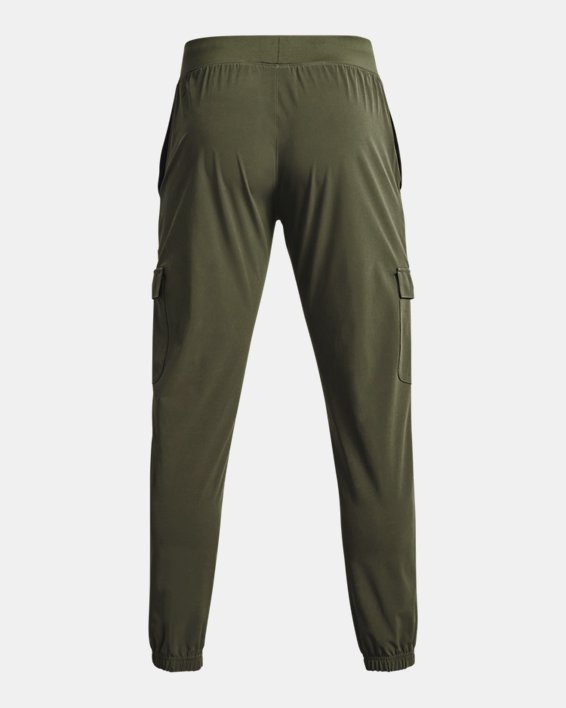 Men's UA Stretch Woven Cargo Pants, Green, pdpMainDesktop image number 6
